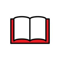 open book icon design vector