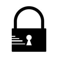 padlock icon design vector