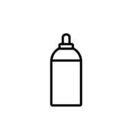 milk bottle icon design vector