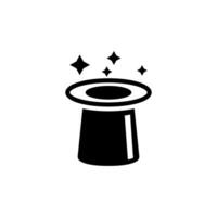 magic hat icon design vector template