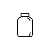 Leche botella icono diseño vector