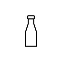 milk bottle icon design vector