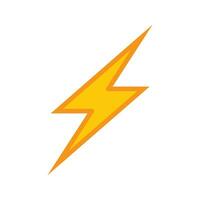 lightning icon design vector template