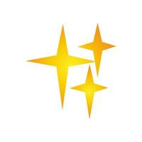 christmas star icon design vector template