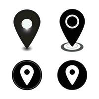 colorful vector locations icon design