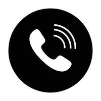 Telephone call icon design vector