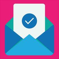 creative Electronic mail icon design vector