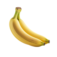 ai généré banane agrafe art png