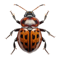 ai généré scarabée insecte agrafe art png