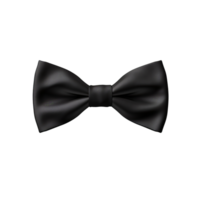 AI generated Black bow tie clip art png