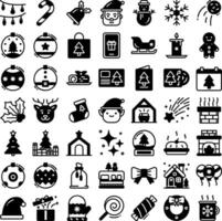 Vector of Christmas Icon Set. Perfect for user interface, new application.