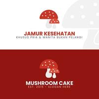 Mushroom Base Logo Editable Vector