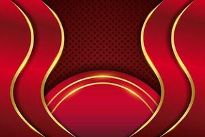 Red Abstract Luxury Style Background vector