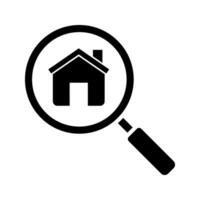 house search icon vector