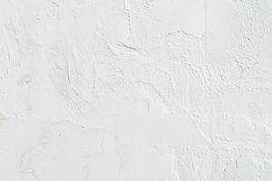 fondo de pared de cemento blanco y texturado foto