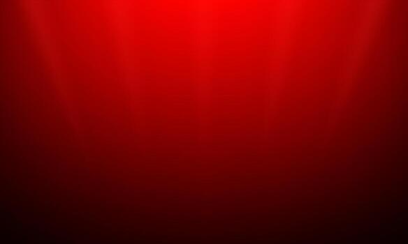 Red abstract background with smooth lines vector illustration