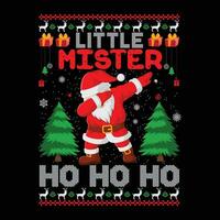 Christmas graphics set for Christmas tshirt design and vector