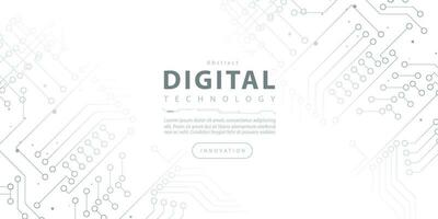 resumen digital tecnología Hola tecnología futurista gris blanco fondo, ciber información comunicación, innovación futuro tecnología datos, Internet red conexión, ai grande datos líneas puntos, circuito vector