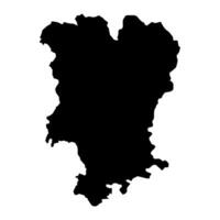 mtskheta mtianeti región mapa, administrativo división de Georgia. vector ilustración.