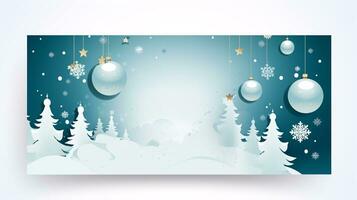 AI generated Ready to use Christmas holiday vector style postcard, with holiday feelings, in the holiday spirit. photo