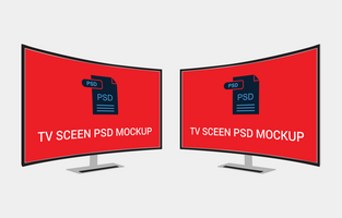 3D Gaming Computer monitor 8k ultra HD PSDS mockup File