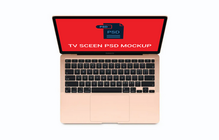 Laptop 4k ultra HD PSDS mockup File