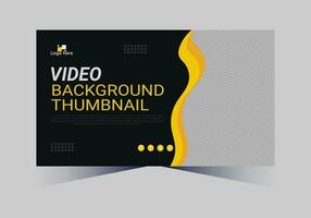 youtube thumbnail design for any videos and web banner template vector