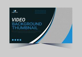 youtube thumbnail design for any videos and web banner template vector