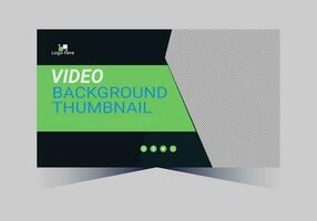 youtube thumbnail design for any videos and web banner template vector