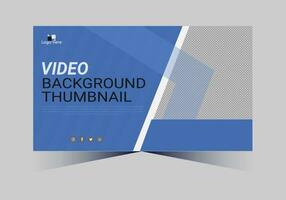 youtube thumbnail design for any videos and web banner template vector