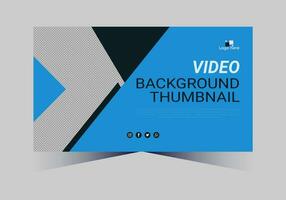 youtube thumbnail design for any videos and web banner template vector