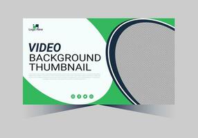 youtube thumbnail design for any videos and web banner template vector