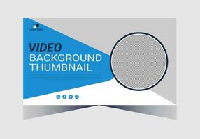 youtube thumbnail design for any videos and web banner template vector