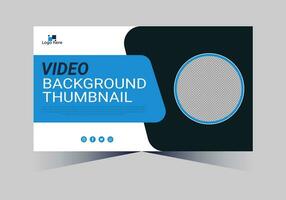 youtube thumbnail design for any videos and web banner template vector