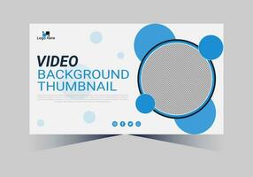 youtube thumbnail design for any videos and web banner template vector