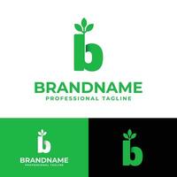 Letter B Nature Logo, suitable for any business related to Nature with B initial. vector