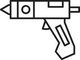 pegamento pistola icono. pegamento pistola vector ilustración