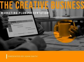 Creative Business Marketing Plan Presentation Set template