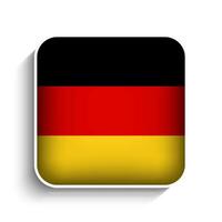 Vector Square Germany Flag Icon