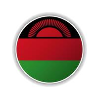 Abstract Circle Malawi Flag Icon vector
