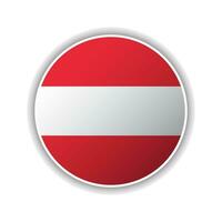 Abstract Circle Austria Flag Icon vector