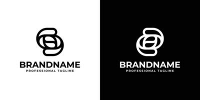 Letter CD Monogram Logo, suitable for any business with CD or DC initials. vector