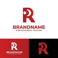 Letter R Islamic Logo, suitable for business related to Islam with R initial. vector