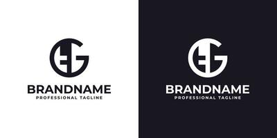 Letter GT or TG Logo, suitable for any business with TG or GT initials vector