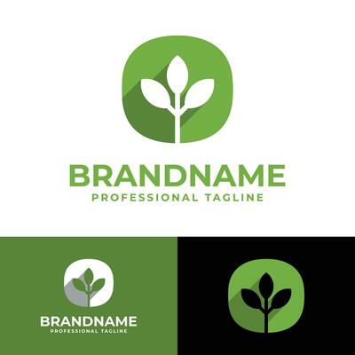 Letter O Nature Logo, suitable for any business related to Nature with O initial.