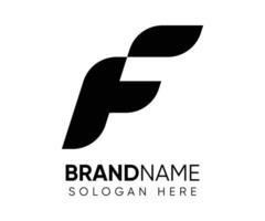 F logo design vector template