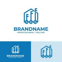 Home Financial Logo, suitable for any business related to Home, key, Financial, and Investment. vector