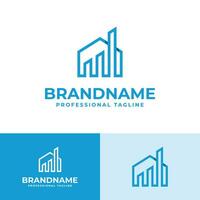 Home Financial Logo, suitable for any business related to Home, key, Financial, and Investment. vector