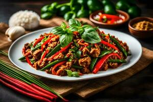 thai food thai food thai food thai food thai food thai food th. AI-Generated photo