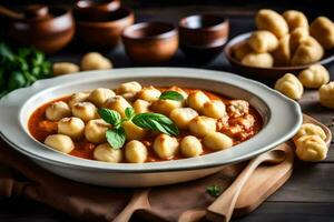 italiano comida recetas con un girar. generado por ai foto